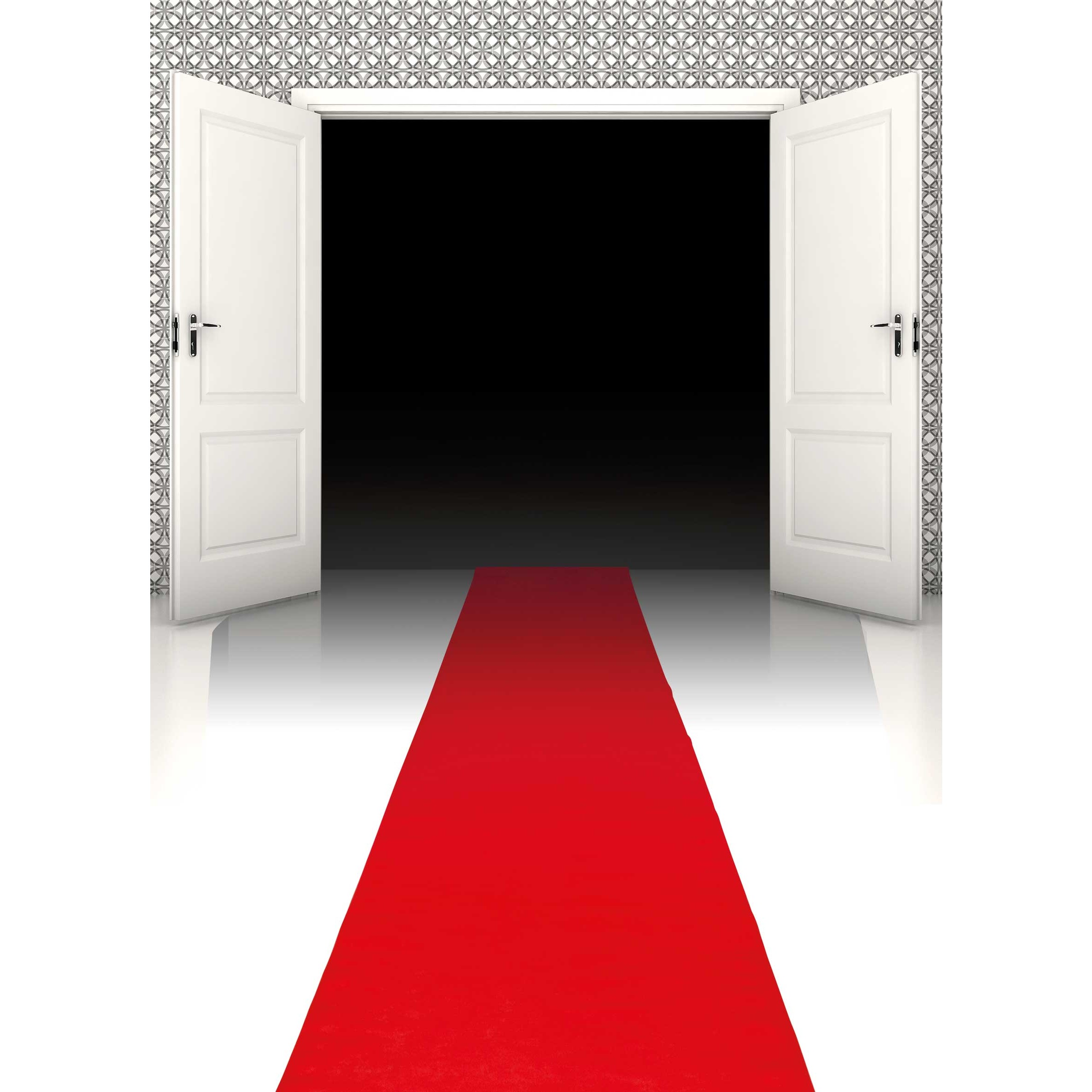  RUGMRZ Teppiche, Dämm- & Schutzmatten Antirutsch Teppich Rote  Blume dekorierte Wohnzimmer Teppich im europäischen Stil 160 x 230 cm